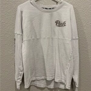 Victoria's Secret Sequin White Sweatshirt